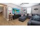 Comfortable living room with modern decor, perfect for relaxation and entertainment at 210 83Rd N Ave, St Petersburg, FL 33702