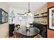 Dining area with a round table and a view of the living room at 345 Bayshore Blvd # P9, Tampa, FL 33606