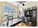 Inviting home office with a large window, custom built-ins, and stylish decor at 345 Bayshore Blvd # P9, Tampa, FL 33606