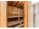 Tranquil sauna room with wooden benches, perfect for relaxation and rejuvenation at 345 Bayshore Blvd # P9, Tampa, FL 33606
