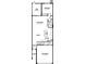 Detailed floor plan of the home featuring a great room, lanai, and two-car garage on the lower level at 3460 Timber Crossing Ave, Brandon, FL 33511