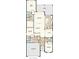 Detailed floor plan showcasing the layout, including bedrooms, bathrooms, kitchen, great room, and garage at 3563 Santa Caterina Blvd, Bradenton, FL 34211
