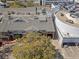 An aerial view of the property, highlighting its proximity to a parking garage at 711 S Oregon Ave, Tampa, FL 33606