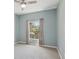 Bedroom featuring a ceiling fan, carpeted floors, and a window with natural light at 1503 Yale Castle Ct, Ruskin, FL 33570