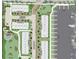 Community aerial view with labelled buildings, docks, parking, and planned amenities at 1623 Sea Haven Dr # 307, Punta Gorda, FL 33950