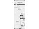 Floorplan of a 3 story home featuring garage, storage, elevator and outdoor living space at 1623 Sea Haven Dr # 307, Punta Gorda, FL 33950