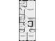 Floorplan of the upper floor of a 3 story home featuring primary suite, 2 bedrooms, laundry and elevator at 1623 Sea Haven Dr # 307, Punta Gorda, FL 33950