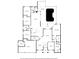 Detailed floor plan showcasing the layout including bedrooms, living areas, and outdoor screened patio at 17807 Crystal Cove Pl, Lutz, FL 33548