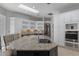 Spacious kitchen with granite countertops, stainless steel appliances, and ample storage space at 17807 Crystal Cove Pl, Lutz, FL 33548