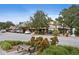 Charming street view of shops and eateries with trees and outdoor seating in Dunedin at 2451 Baywood W Dr, Dunedin, FL 34698