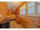 Wood-lined walk-in closet with shelves, drawers and bench seating at 3007 W Angeles St, Tampa, FL 33629