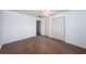 Cozy bedroom features great closet space and neutral carpet flooring at 3010 59Th S St # 314, Gulfport, FL 33707