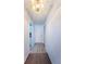 Entryway featuring wood-look floors, a bright overhead light, and closet space at 3010 59Th S St # 314, Gulfport, FL 33707