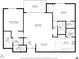 Detailed floor plan showcasing the layout of the home at 3021 Countryside Blvd # 23A, Clearwater, FL 33761