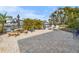 Spacious patio area features a seating arrangement with a table and chairs, perfect for outdoor dining at 4291 Flexer Dr, Hernando Beach, FL 34607