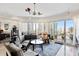 Bright living room featuring city views, hardwood floors, comfortable seating, and modern decor at 449 S 12Th St # 1705, Tampa, FL 33602
