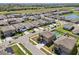 Spacious suburban neighborhood featuring manicured lawns, modern homes, and a community pool at 14637 Red Castle Ave, Lithia, FL 33547