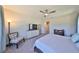 Comfortable bedroom with soft carpet, large windows, and neutral decor creating a relaxing atmosphere at 3020 Silva Wood Dr, Valrico, FL 33596