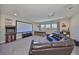 Living room featuring games, movies and pool table at 3020 Silva Wood Dr, Valrico, FL 33596