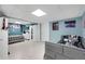 Large bedroom with two beds and bright blue walls at 405 Apache Trl, Brandon, FL 33511