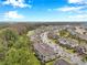 Aerial view of the neighborhood showcasing manicured lawns and tree-lined streets at 5086 San Martino Dr, Wesley Chapel, FL 33543