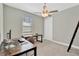 A simple bedroom containing two work desks and a standard closet at 860 17Th S Ave, St Petersburg, FL 33701