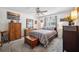 Brightly lit bedroom with neutral colors and a cozy, relaxing atmosphere at 8621 Bridgewater Dr, New Port Richey, FL 34655