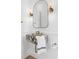 Stylish bathroom with unique marble sink, elegant fixtures, and decorative lighting at 1239 36Th N Ave, St Petersburg, FL 33704
