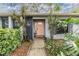 Close-up of the home's entry showing a well-maintained walkway and attractive front door at 1905 Dove Field Pl, Brandon, FL 33510