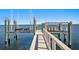 Private dock with boat lift provides direct access to the ocean and waterfront activities at 1906 Carolina Ne Ave, St Petersburg, FL 33703