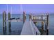 Private boat dock and lift for easy access to the beautiful open water and bay at 1906 Carolina Ne Ave, St Petersburg, FL 33703