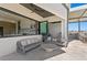 Outdoor space transitions seamlessly to indoor kitchen, dining and living areas with water views at 1906 Carolina Ne Ave, St Petersburg, FL 33703