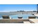 Gorgeous zero-edge pool features lounge chairs and skyline views for luxurious relaxation and entertainment at 1906 Carolina Ne Ave, St Petersburg, FL 33703