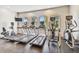 Several new treadmills, stationary bikes, and other equipment is available in this well-appointed gym at 20173 Umbria Hill Dr, Tampa, FL 33647