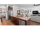 Spacious kitchen island with stainless steel appliances and ample counter space at 20173 Umbria Hill Dr, Tampa, FL 33647