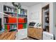 Well-organized home office with ample storage, a printer, and modern décor at 455 Alt 19 S # 162, Palm Harbor, FL 34683