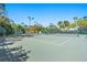 Enjoy a match on the well-maintained tennis court with lush landscaping and excellent lighting at 4801 Osprey S Dr # 404, St Petersburg, FL 33711