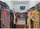 Spacious walk-in closet with ample shelving and hanging space for organized storage at 4801 Osprey S Dr # 404, St Petersburg, FL 33711
