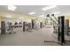 Bright gym with weight machines, exercise equipment, and plenty of room for activities at 4900 Brittany S Dr # 205, St Petersburg, FL 33715