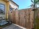 Wooden fence for privacy in the backyard at 5807 N Miami Pl, Tampa, FL 33604