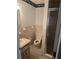 Bathroom features shower and neutral-toned vanity at 6704 Hickorywood Ln # 2B, New Port Richey, FL 34653