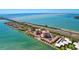 Aerial view of the community showing the intercoastal waterways and bay views at 7432 Sunshine Skyway S Ln # 602, St Petersburg, FL 33711