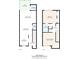 Detailed floorplan showcasing a 997 sq ft home with living room, kitchen, bedrooms, and bathrooms at 9209 Seminole Blvd # 145, Seminole, FL 33772
