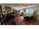 Inviting living room showcasing a blend of comfort and natural light at 11711 Raintree Village Blvd # C, Temple Terrace, FL 33617