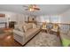 Spacious loft overlooking the living area below provides a cozy retreat with comfortable seating at 13207 San Blas Loop, Largo, FL 33774