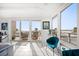 Bright living room with tile floors and beach view at 15 Avalon St # 303, Clearwater Beach, FL 33767