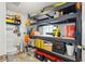 Organized storage space with shelving, containers, and a toilet in a well-lit area at 2517 3Rd N Ave, St Petersburg, FL 33713