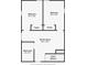 Upstairs floor plan includes two bedrooms with closets, a bonus room, bathroom, and a staircase leading down at 37420 Meridian Ave, Dade City, FL 33525