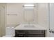 Bright bathroom with modern vanity, sleek hardware, and a clean design at 4160 Pinelake Ln # 201, Tampa, FL 33618