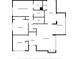 Detailed floor plan showcasing the layout including the primary bedroom, kitchen, and living room at 4160 Pinelake Ln # 201, Tampa, FL 33618